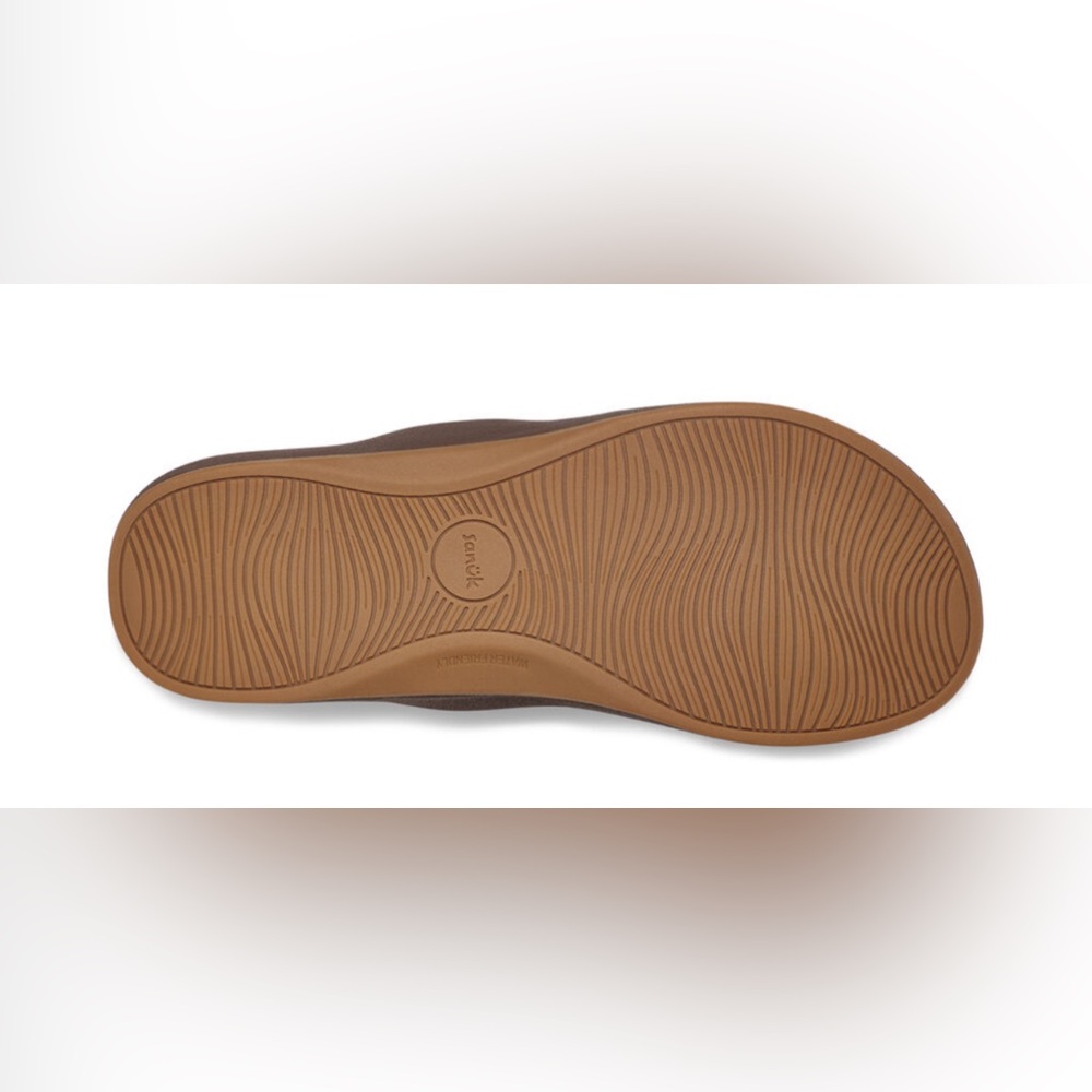 MENS  SANUK COSMIC SEAS H2O BROWN SANDAL SIZE 12           New with tags… - Picture 5 of 12